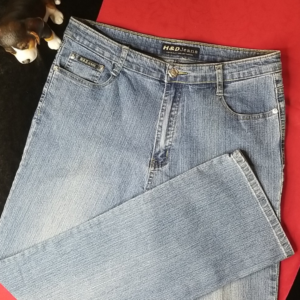 H & D blue Jean's size 12/14